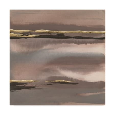 Chris Paschke 'Gilded Morning Fog I' Canvas Art,14x14